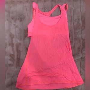 Lululemon sports bra with attached tank